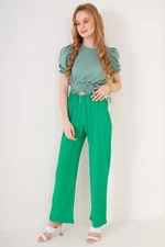 Bigdart 6543 Knitted Pants - Green