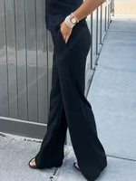 Pants black Och Bella BE-AZ100.black