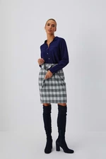 Pencil skirt with belt