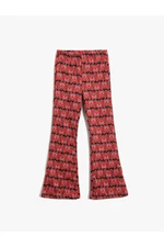 Koton Butterfly Patterned Spanish Leg Pants