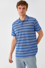 Koton Striped Polo Neck T-Shirt