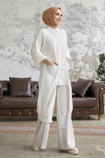 InStyle Farah Loose Sleeve Knitwear Cardigan - White