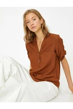 Koton Blouse - Brown - Regular fit