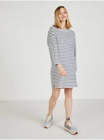 Cream Striped Dress JDY Maggie - Women