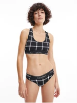 Calvin Klein Underwear White and Black Checkered Panties - Ladies