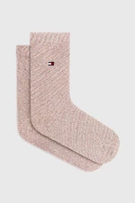 Ponožky Tommy Hilfiger dámské, růžová barva