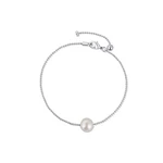 JwL Luxury Pearls Jemný ocelový náramek s pravou perlou JL0712