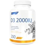 SFD Nutrition D3 2000 IU tablety pro podporu imunitního systému a normální stav zubů 200 tbl