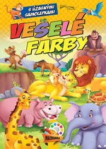 Maľovanka Veselé farby so samolepkami