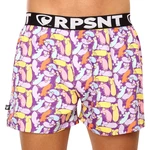 Purple men's patterned shorts by Represent Mike