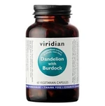 VIRIDIAN Nutrition Dandelion with Burdock 60 kapslí
