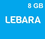 Lebara 8GB Data Mobile Top-up ES