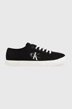 Tenisky Calvin Klein Jeans ESS VULC MONO W dámske, čierna farba, YW0YW00482