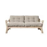 Sofa rozkładana Karup Design Step Natural Clear/Linen Beige