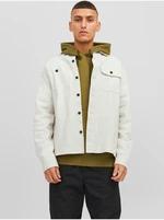 Cream men's outer shirt Jack & Jones Ben - Men's