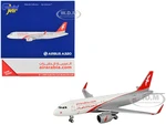 Airbus A320 Commercial Aircraft "Air Arabia" White and Gray with Red Tail 1/400 Diecast Model Airplane by GeminiJets