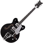 Gretsch G6636TSL Black Silver Falcon Center Block WC Negro Guitarra Semi-Acústica