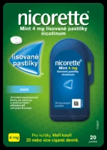 Nicorette Mint 4 mg 20 pastilek