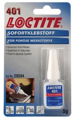 Vteřinové lepidlo, univerzální, 5 g - Loctite 401