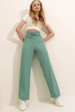 Spodnie damskie Trend Alaçatı Stili High Waist
