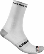 Castelli Rosso Corsa Pro 15 Sock White 2XL Chaussettes de cyclisme