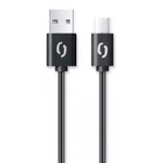 Kábel Aligator USB-C na USB, 2A, 2m, čierna