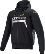 Alpinestars Chrome Ignition Hoodie Black/Yellow Fluorescent 3XL Chaqueta textil