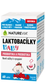 NATUREVIA Laktobacílky Baby 60 vrecúšok