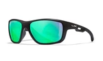 Sluneční brýle Aspect Captivate Wiley X® – Brown Polarized w/ Green Mirror, Černá (Barva: Černá, Čočky: Brown Polarized w/ Green Mirror)