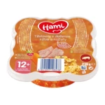HAMI Malý Gurmán Cestoviny s duseným stehnom a paradajkami 230 g HAMI Malý Gurmán Cestoviny s duseným stehnom a paradajkami 230 g