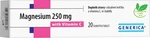 GENERICA Magnesium 250 mg s vitamínem C 20 šumivých tablet