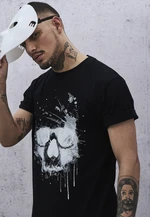Vodní barva Skull Tee černá