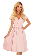 Flared dress with an envelope neckline Numoco