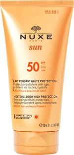 Nuxe Mléko na opalování pro tělo a obličej SPF 50 Sun (Melting Lotion High Protection) 150 ml