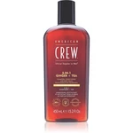 American Crew 3 in 1 Ginger + Tea 3 v 1 šampón, kondicionér a sprchový gél pre mužov 450 ml