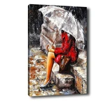 Obraz Tablo Center Waiting in the Rain, 40x60 cm