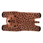 Dywan dziecięcy wykonany ręcznie z bawełny Nattiot Little Cheetah, 65x125 cm