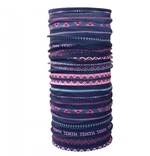 Husky  Printemp pink triangle stripes, UNI multifunkčná šatka