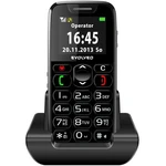 Evolveo EasyPhone, black + töltőállvány - EU disztribúció