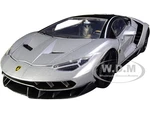 Lamborghini Centenario Gray Metallic with Black Top "Hyper-Spec" Series 1/24 Diecast Model Car by Jada