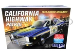 Skill 2 Model Kit 1978 Dodge Monaco "CHP" (California Highway Patrol) Police Car 1/25 Scale Model by MPC