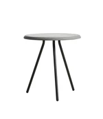 Odkladací stolík "Soround", 4 varianty - Woud Varianta: Ø 45 cm - betón | čierne nohy (48,3 cm)