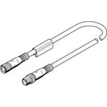 Připojovací kabel pro senzory - aktory FESTO NEBU-M8G3-K-2.5-M8G4 554037 2.50 m, 1 ks