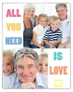 Fotopanel, All you need is love, 20x30 cm