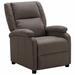 Recliner Brown Faux Leather