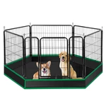 Pet Playpen Mesh Fabric Top Cover, Provide Shaded Areas for Pets and Protect from UV/Rain, Fits All 24 Inch Play Pen