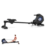 [USA Direct] Folding Magnetic Rower Rowing Fitness Full Body Exercise Machine with 8 Resistance Home Gym
