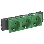 OBO Bettermann 6120386 prístrojová vložka zásuvka (š x v x h) 176 x 45 x 42 mm 1 ks zelená