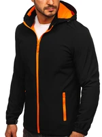 Geacă softshell negru-portocaliu Bolf HH017