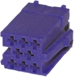 STUALARM Konektor MINI ISO 8-pin bez kabelů - modrý